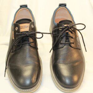 Pikolinos Men Size 8.5 / 42 Black Leather Lace Up CANET Oxford Shoes - M7V-4138